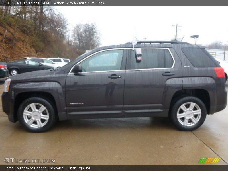 Ashen Gray Metallic / Jet Black 2014 GMC Terrain SLE AWD