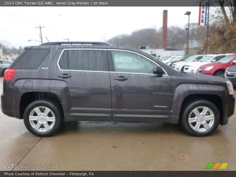 Ashen Gray Metallic / Jet Black 2014 GMC Terrain SLE AWD