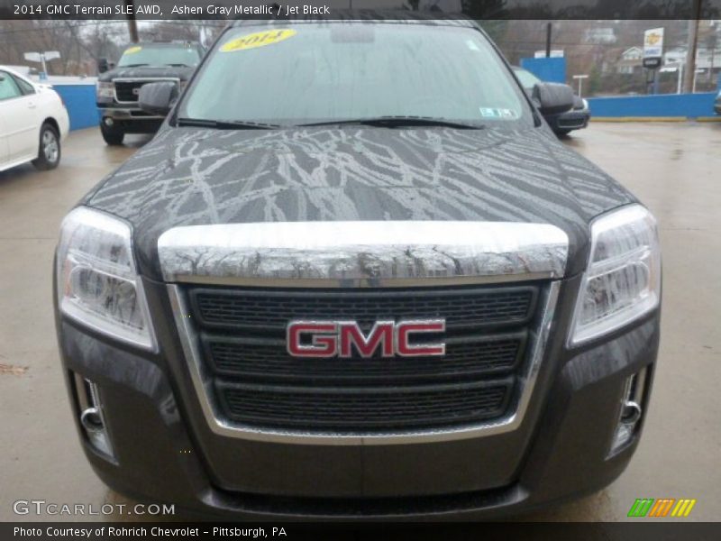 Ashen Gray Metallic / Jet Black 2014 GMC Terrain SLE AWD