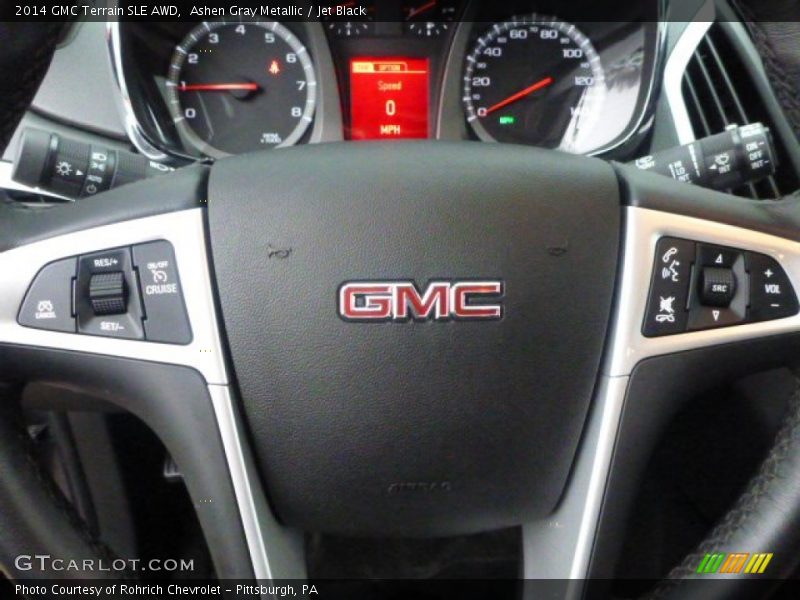 Ashen Gray Metallic / Jet Black 2014 GMC Terrain SLE AWD