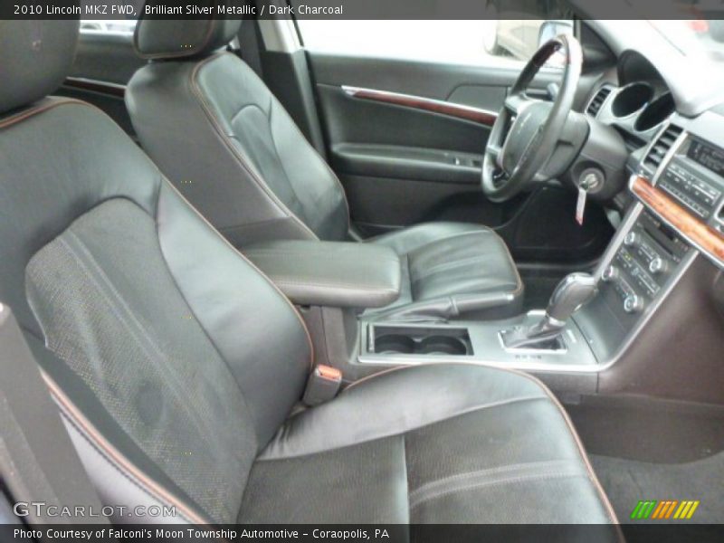 Brilliant Silver Metallic / Dark Charcoal 2010 Lincoln MKZ FWD