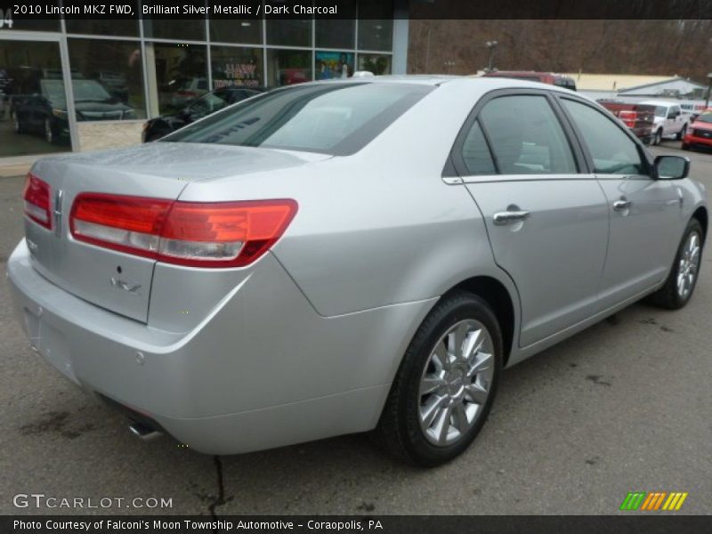 Brilliant Silver Metallic / Dark Charcoal 2010 Lincoln MKZ FWD
