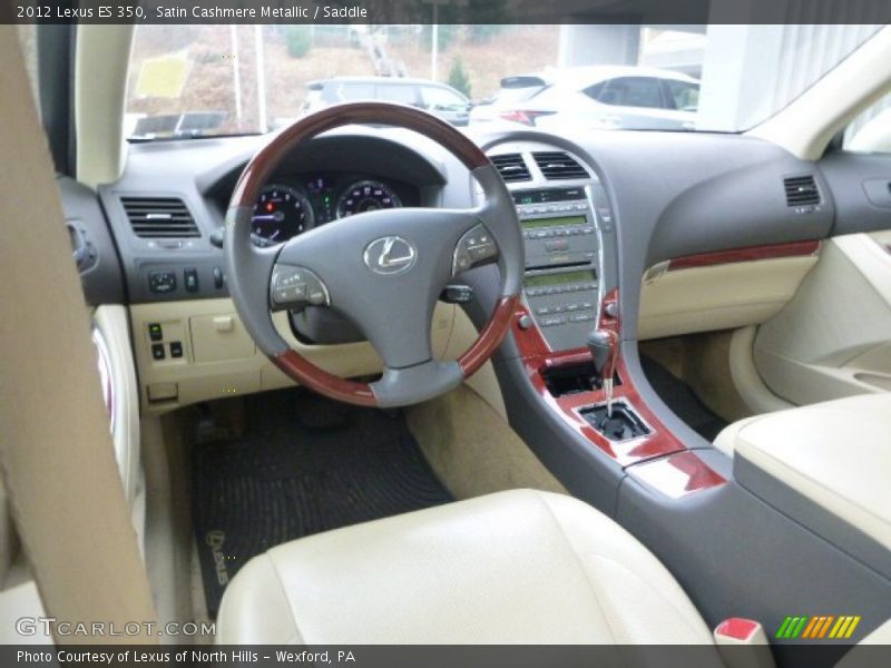 Satin Cashmere Metallic / Saddle 2012 Lexus ES 350