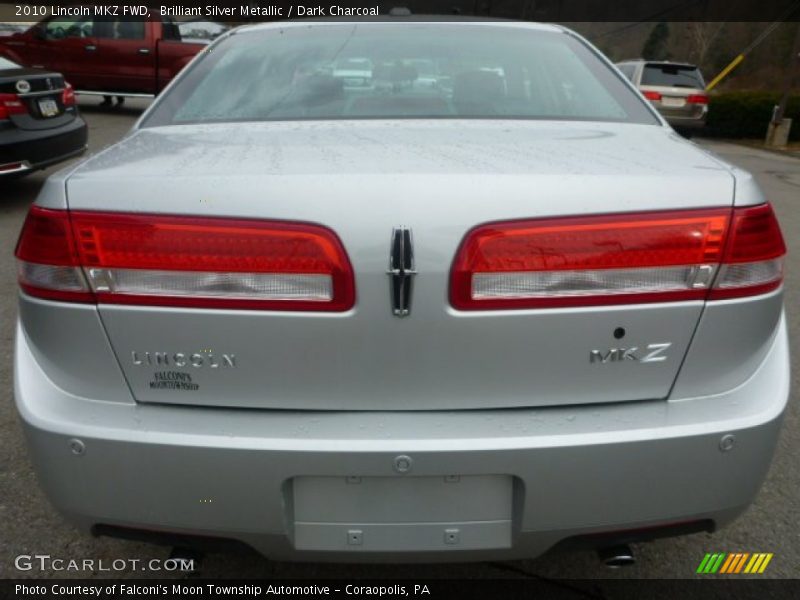 Brilliant Silver Metallic / Dark Charcoal 2010 Lincoln MKZ FWD