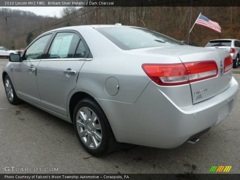 Brilliant Silver Metallic / Dark Charcoal 2010 Lincoln MKZ FWD