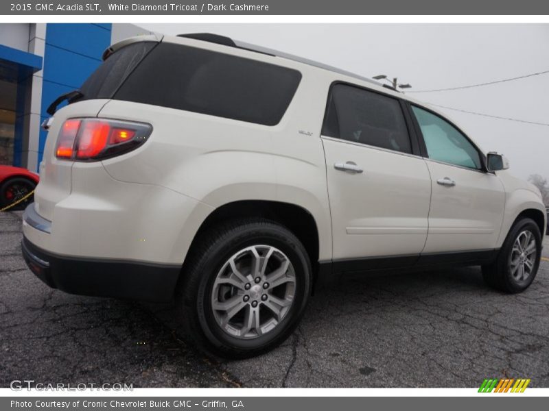White Diamond Tricoat / Dark Cashmere 2015 GMC Acadia SLT