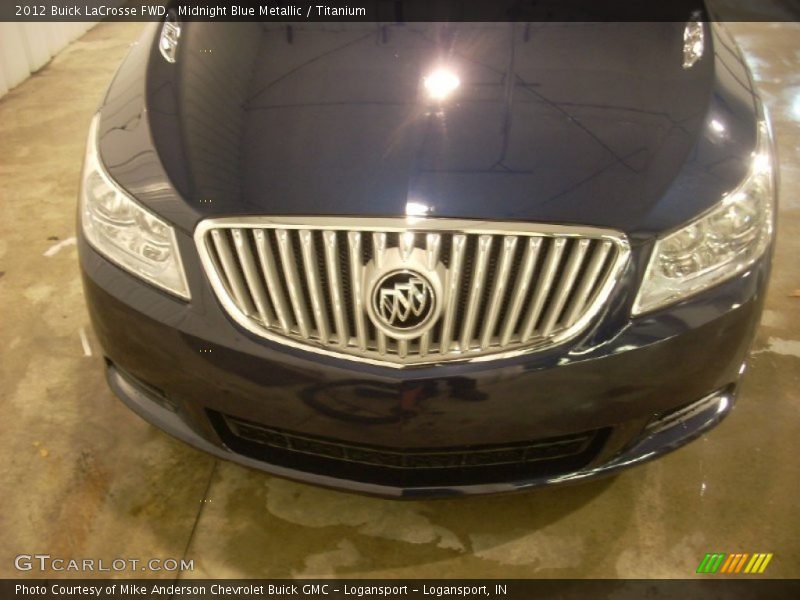 Midnight Blue Metallic / Titanium 2012 Buick LaCrosse FWD