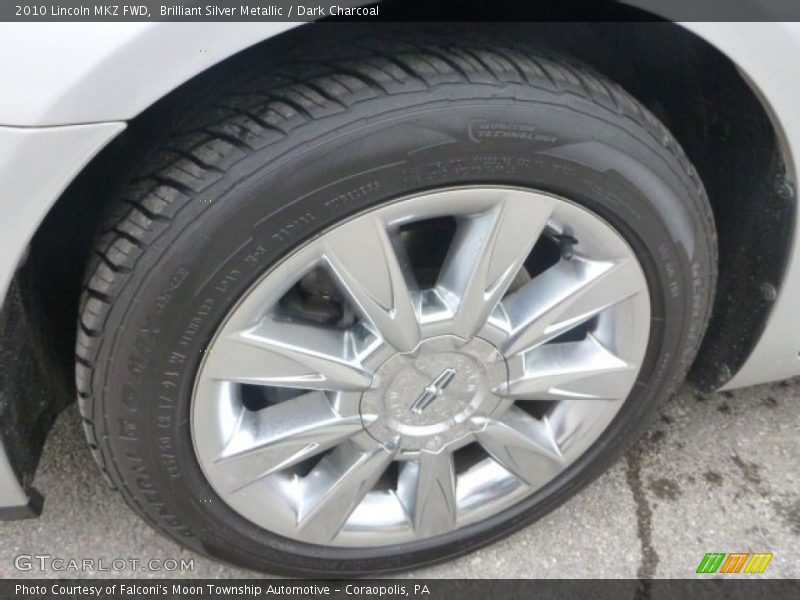 Brilliant Silver Metallic / Dark Charcoal 2010 Lincoln MKZ FWD