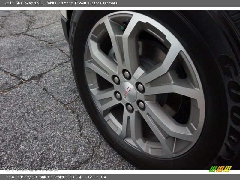 White Diamond Tricoat / Dark Cashmere 2015 GMC Acadia SLT