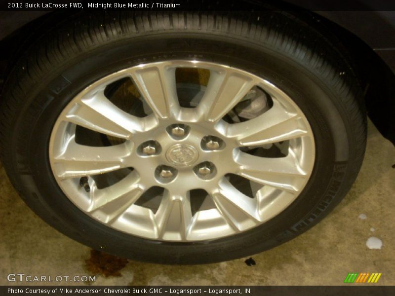 Midnight Blue Metallic / Titanium 2012 Buick LaCrosse FWD