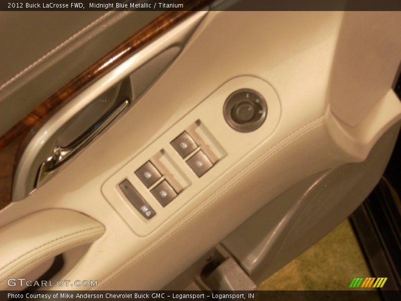 Midnight Blue Metallic / Titanium 2012 Buick LaCrosse FWD