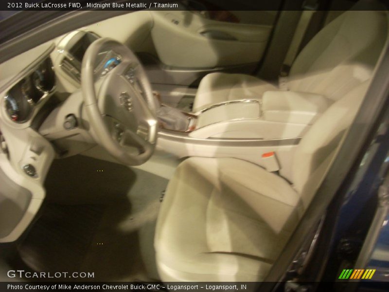 Midnight Blue Metallic / Titanium 2012 Buick LaCrosse FWD
