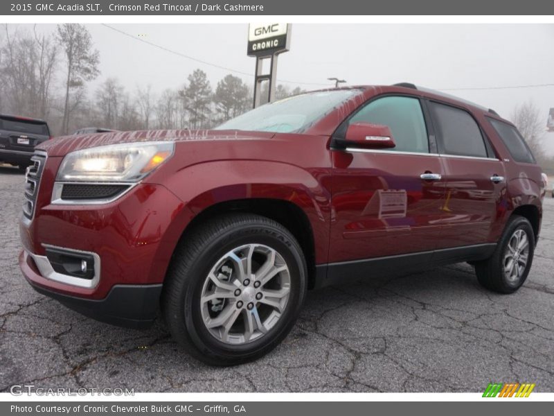 Crimson Red Tincoat / Dark Cashmere 2015 GMC Acadia SLT