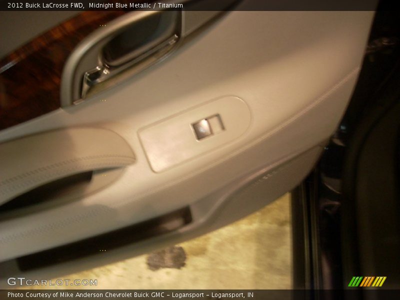 Midnight Blue Metallic / Titanium 2012 Buick LaCrosse FWD