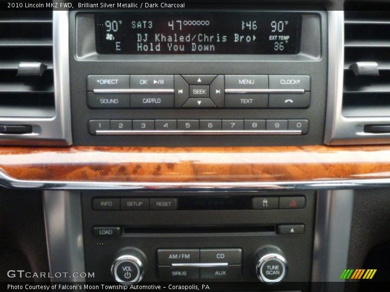 Brilliant Silver Metallic / Dark Charcoal 2010 Lincoln MKZ FWD