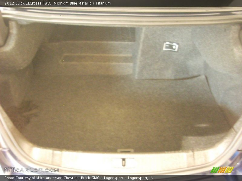 Midnight Blue Metallic / Titanium 2012 Buick LaCrosse FWD