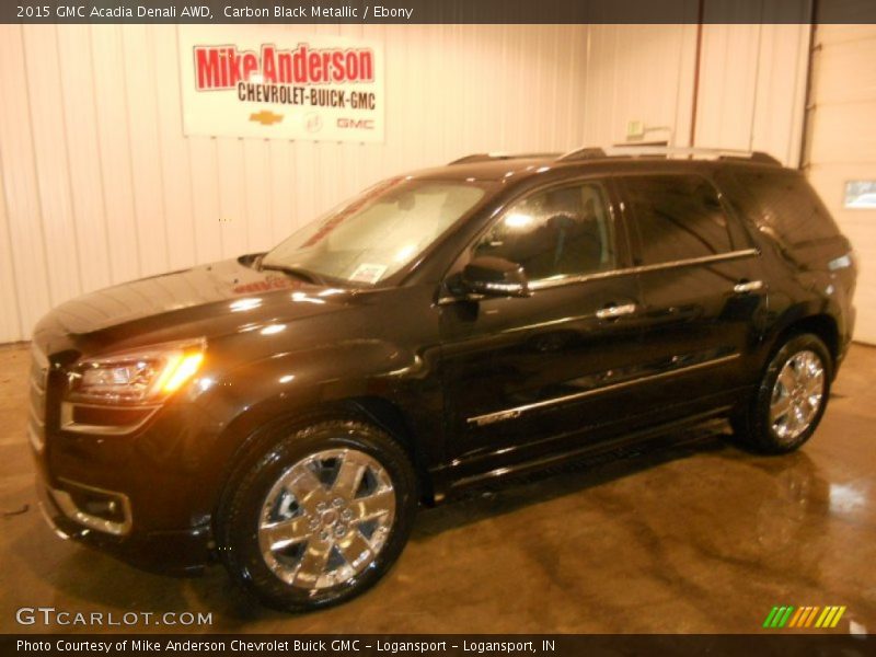 Carbon Black Metallic / Ebony 2015 GMC Acadia Denali AWD