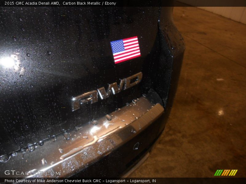 Carbon Black Metallic / Ebony 2015 GMC Acadia Denali AWD
