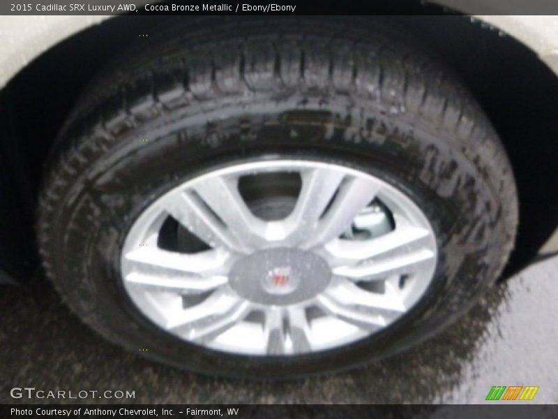 Cocoa Bronze Metallic / Ebony/Ebony 2015 Cadillac SRX Luxury AWD