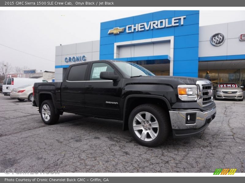 Onyx Black / Jet Black 2015 GMC Sierra 1500 SLE Crew Cab