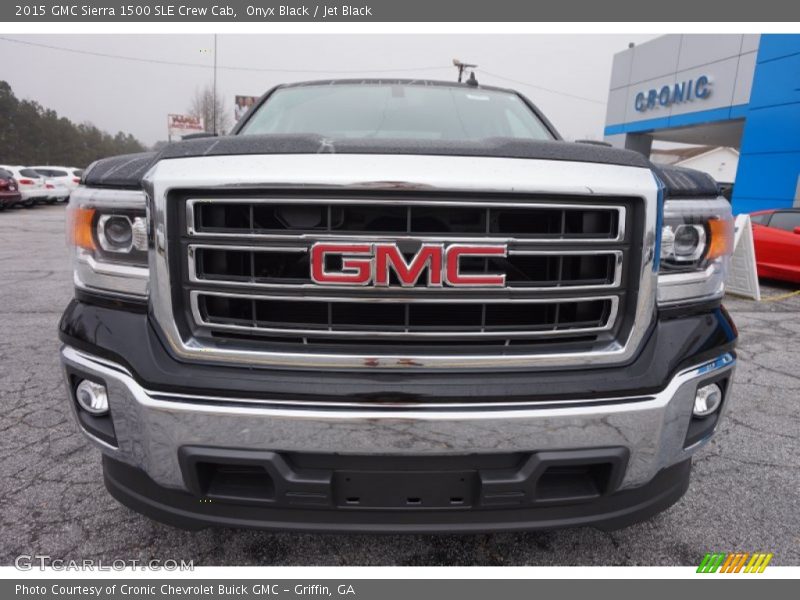 Onyx Black / Jet Black 2015 GMC Sierra 1500 SLE Crew Cab