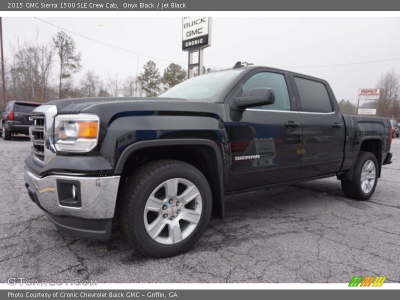 Onyx Black / Jet Black 2015 GMC Sierra 1500 SLE Crew Cab