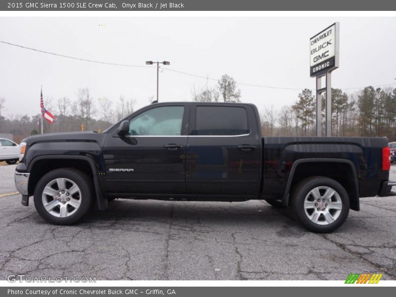Onyx Black / Jet Black 2015 GMC Sierra 1500 SLE Crew Cab