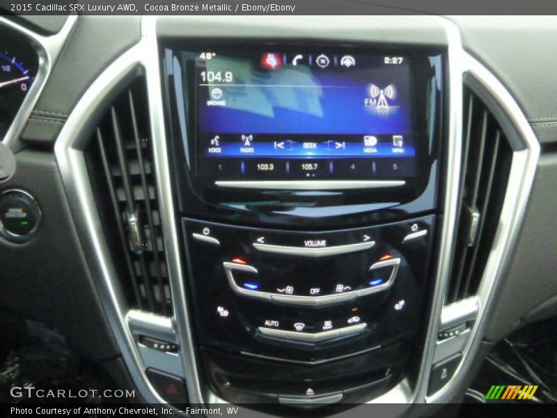 Cocoa Bronze Metallic / Ebony/Ebony 2015 Cadillac SRX Luxury AWD