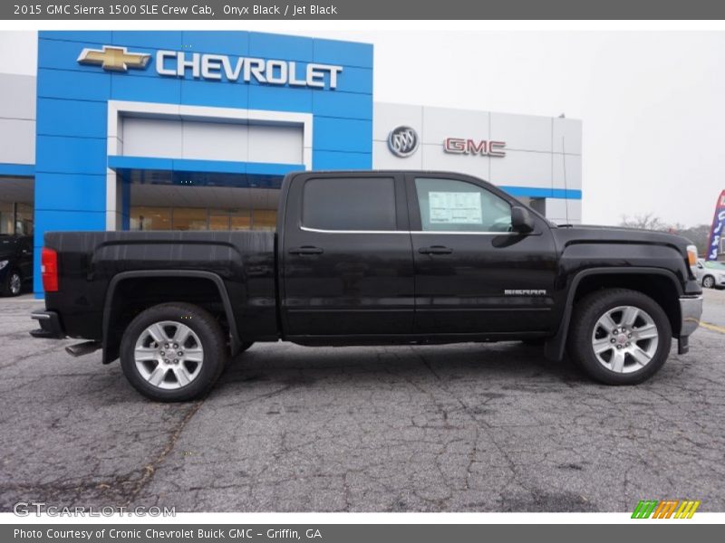 Onyx Black / Jet Black 2015 GMC Sierra 1500 SLE Crew Cab