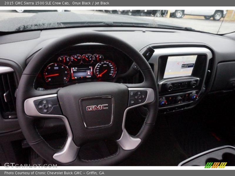 Onyx Black / Jet Black 2015 GMC Sierra 1500 SLE Crew Cab