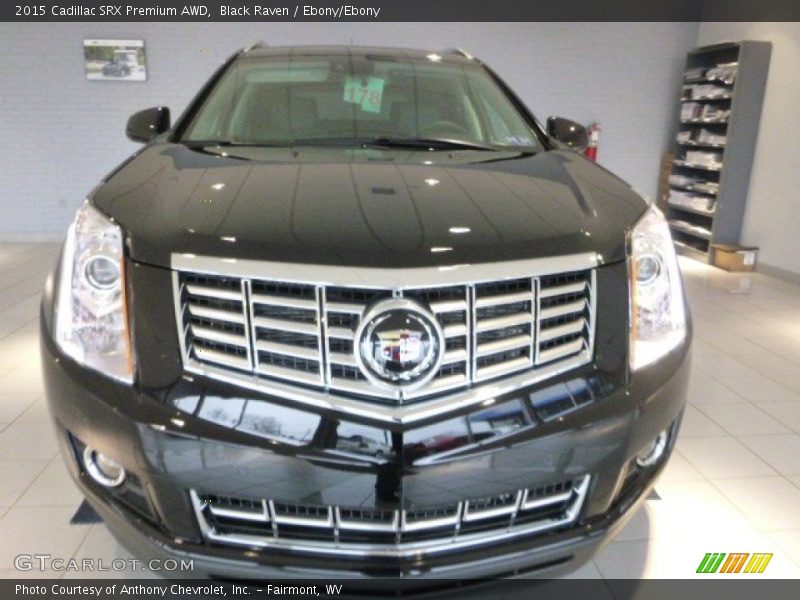 Black Raven / Ebony/Ebony 2015 Cadillac SRX Premium AWD