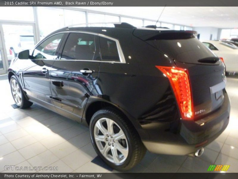 Black Raven / Ebony/Ebony 2015 Cadillac SRX Premium AWD