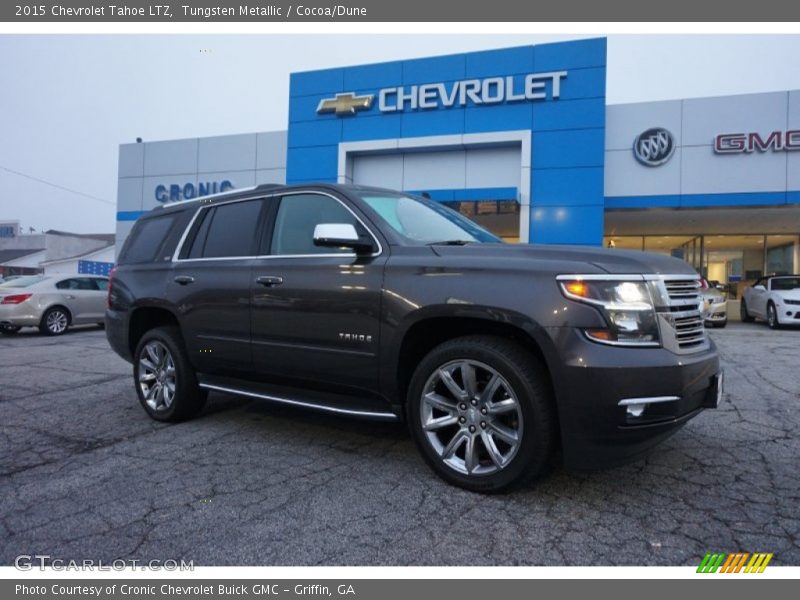 Tungsten Metallic / Cocoa/Dune 2015 Chevrolet Tahoe LTZ