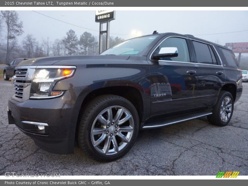 Tungsten Metallic / Cocoa/Dune 2015 Chevrolet Tahoe LTZ