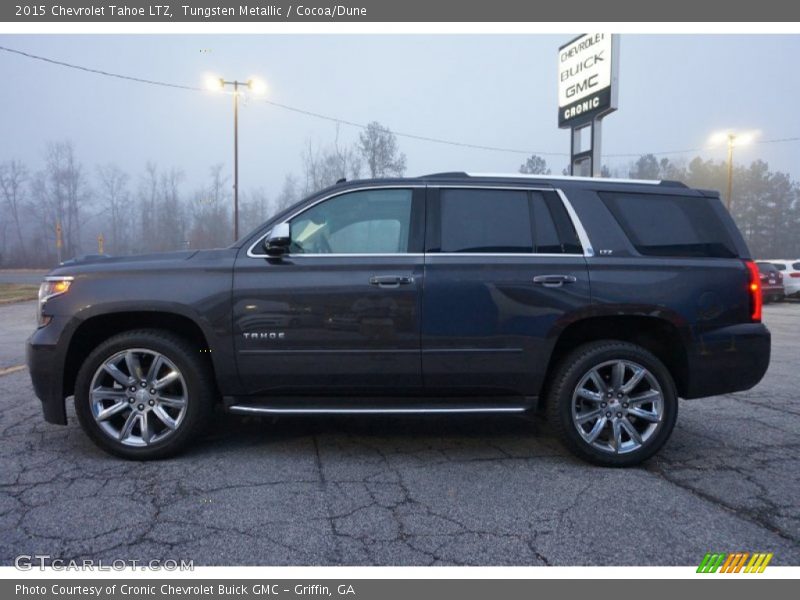 Tungsten Metallic / Cocoa/Dune 2015 Chevrolet Tahoe LTZ