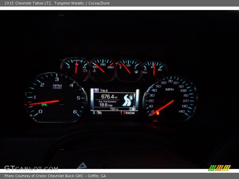 Tungsten Metallic / Cocoa/Dune 2015 Chevrolet Tahoe LTZ