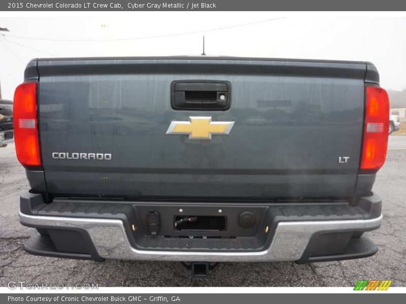 Cyber Gray Metallic / Jet Black 2015 Chevrolet Colorado LT Crew Cab