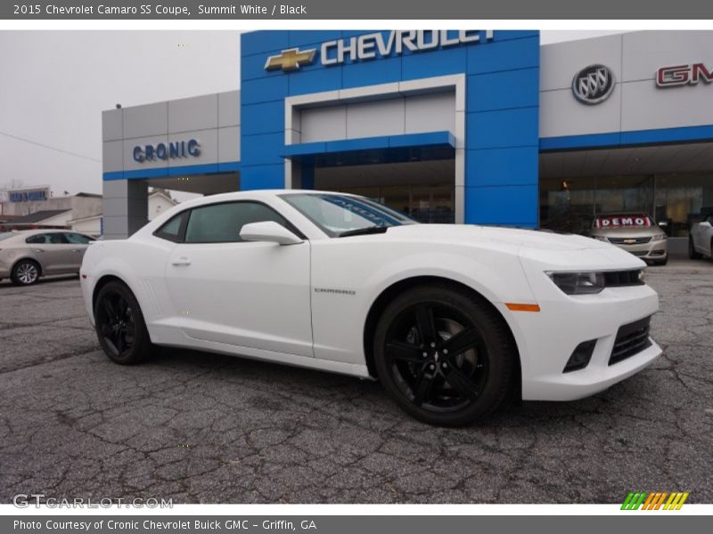 Summit White / Black 2015 Chevrolet Camaro SS Coupe