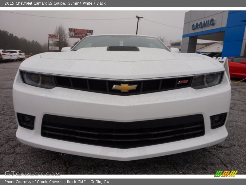 Summit White / Black 2015 Chevrolet Camaro SS Coupe