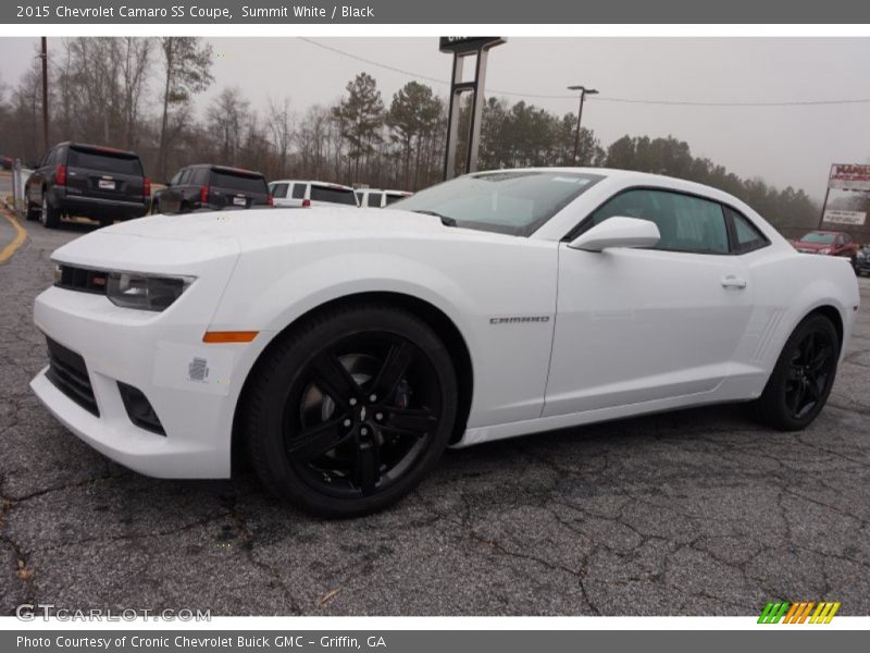 Summit White / Black 2015 Chevrolet Camaro SS Coupe