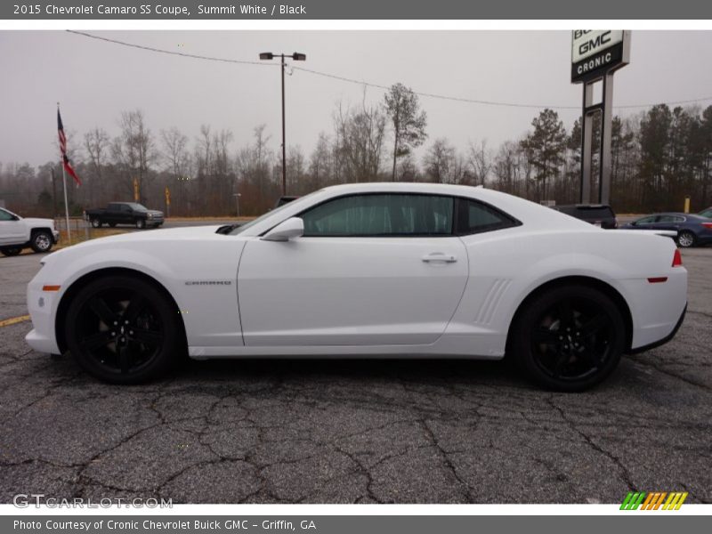 Summit White / Black 2015 Chevrolet Camaro SS Coupe