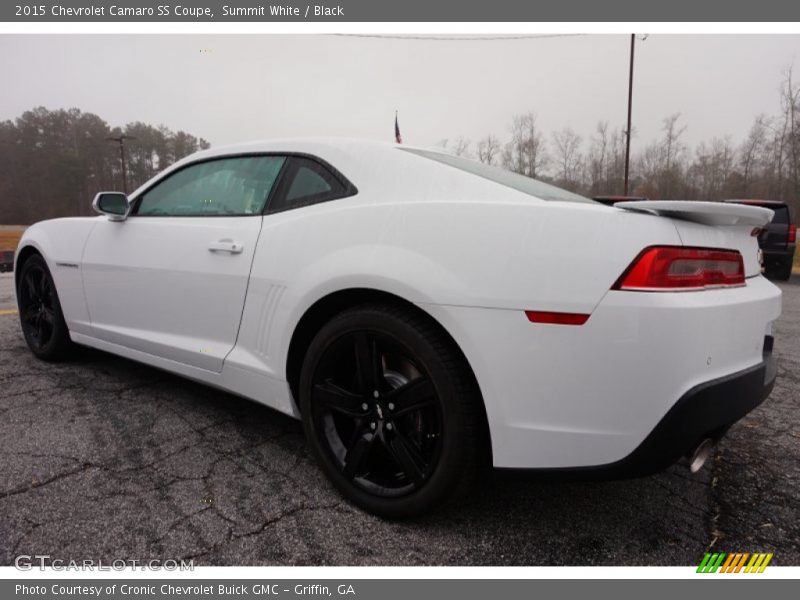 Summit White / Black 2015 Chevrolet Camaro SS Coupe