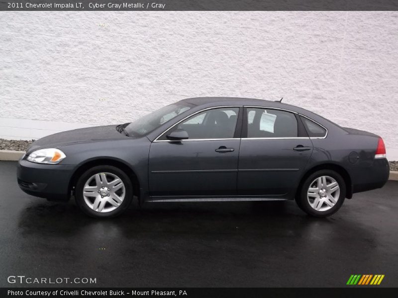 Cyber Gray Metallic / Gray 2011 Chevrolet Impala LT
