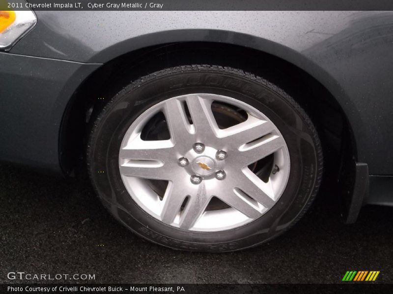 Cyber Gray Metallic / Gray 2011 Chevrolet Impala LT