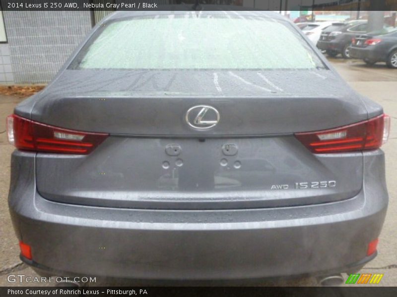Nebula Gray Pearl / Black 2014 Lexus IS 250 AWD