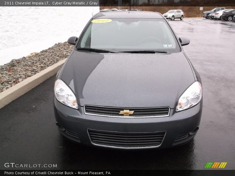 Cyber Gray Metallic / Gray 2011 Chevrolet Impala LT