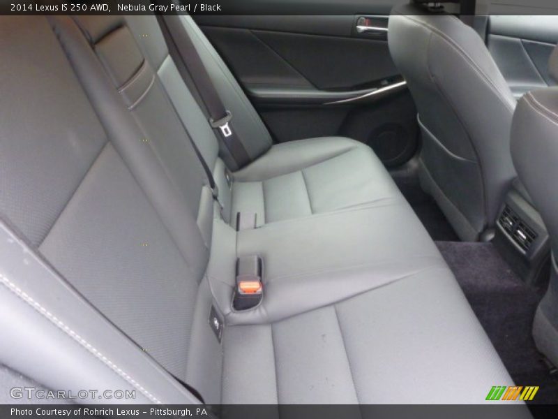Nebula Gray Pearl / Black 2014 Lexus IS 250 AWD