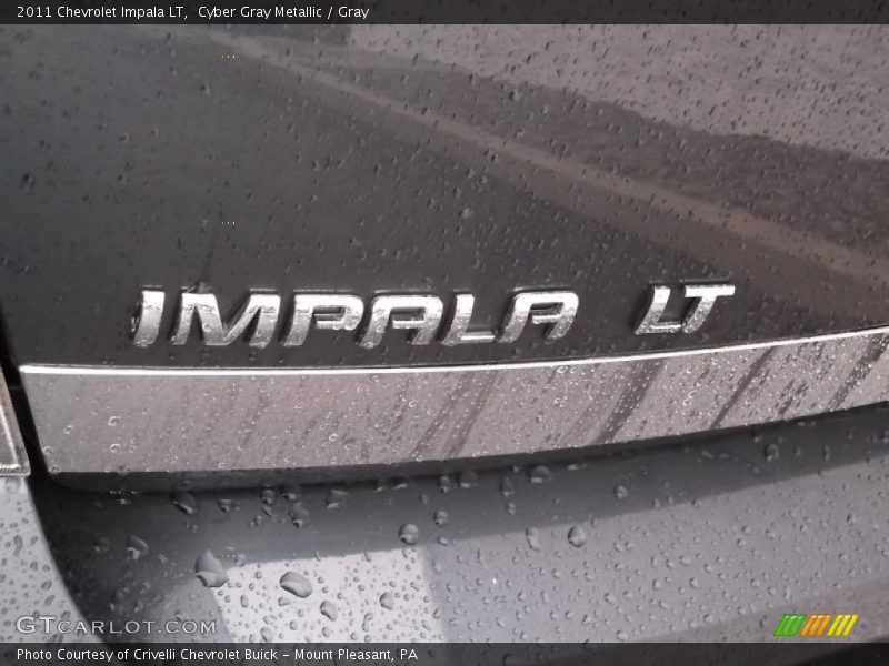 Cyber Gray Metallic / Gray 2011 Chevrolet Impala LT