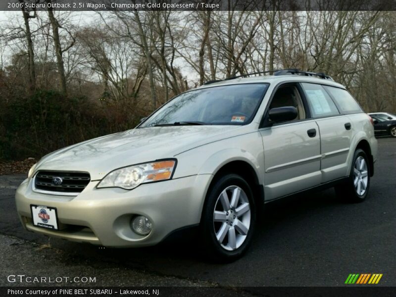 Champagne Gold Opalescent / Taupe 2006 Subaru Outback 2.5i Wagon