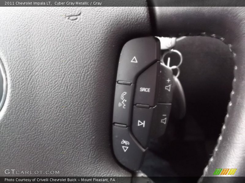 Cyber Gray Metallic / Gray 2011 Chevrolet Impala LT